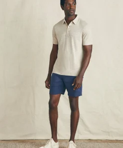 Clearance Short-Sleeve Linen Polo - Polo Shirts
