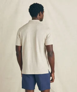 Clearance Short-Sleeve Linen Polo - Polo Shirts