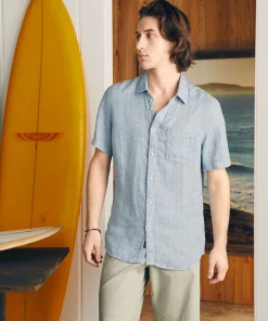 Hot Short-Sleeve Palma Linen Shirt - Shirts