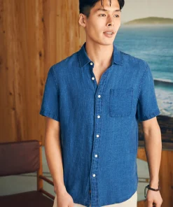 New Short-Sleeve Palma Linen Shirt - Shirts
