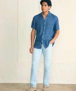 Online Short-Sleeve Palma Linen Shirt - Shirts