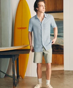 Clearance Short-Sleeve Palma Linen Shirt (Tall) - Shirts