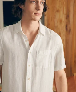 Sale Short-Sleeve Palma Linen Shirt - Shirts