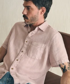 Sale Short-Sleeve Palma Linen Shirt - Shirts
