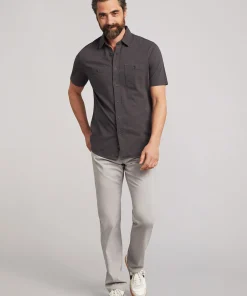 Hot Short-Sleeve Sunwashed Knit Shirt (Tall) - Shirts
