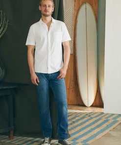 Clearance Short-Sleeve Sunwashed Knit Shirt (Single Pocket) (Tall) - Shirts