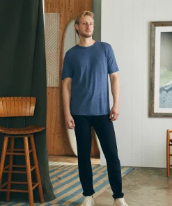 Outlet Short-Sleeve Vintage Chambray Tee - T-Shirts & Henleys