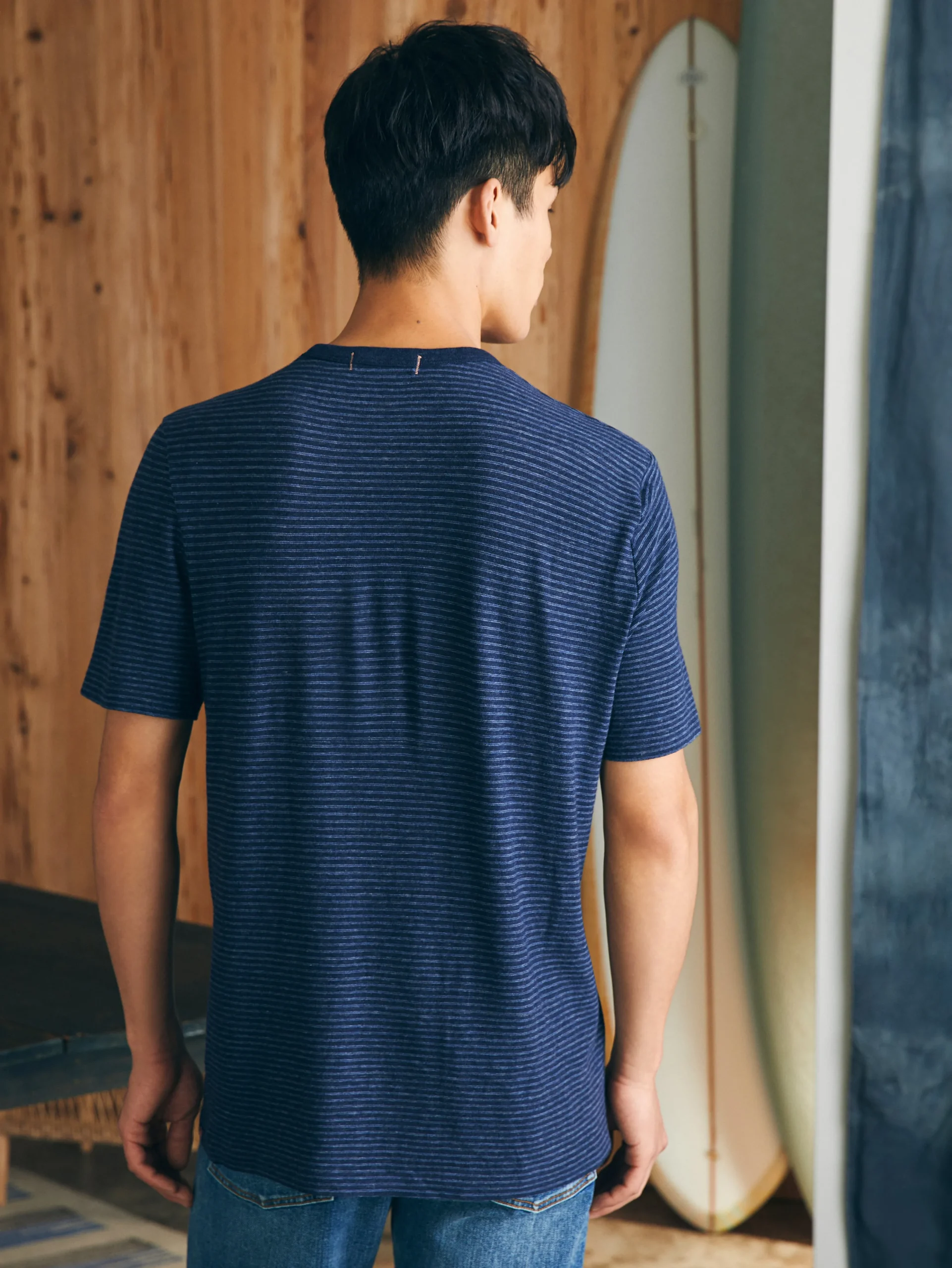 New Short-Sleeve Vintage Chambray Tee - T-Shirts & Henleys