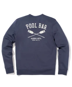 Sale Spring Lake Long-Sleeve Terry Pool Bar Crewneck - Hoodies & Sweatshirts