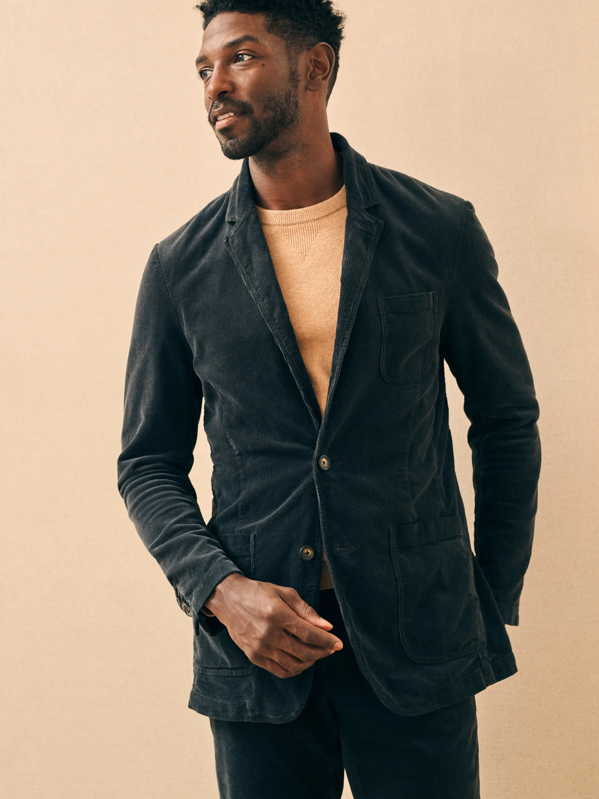 New Stretch Corduroy Blazer - Blazers