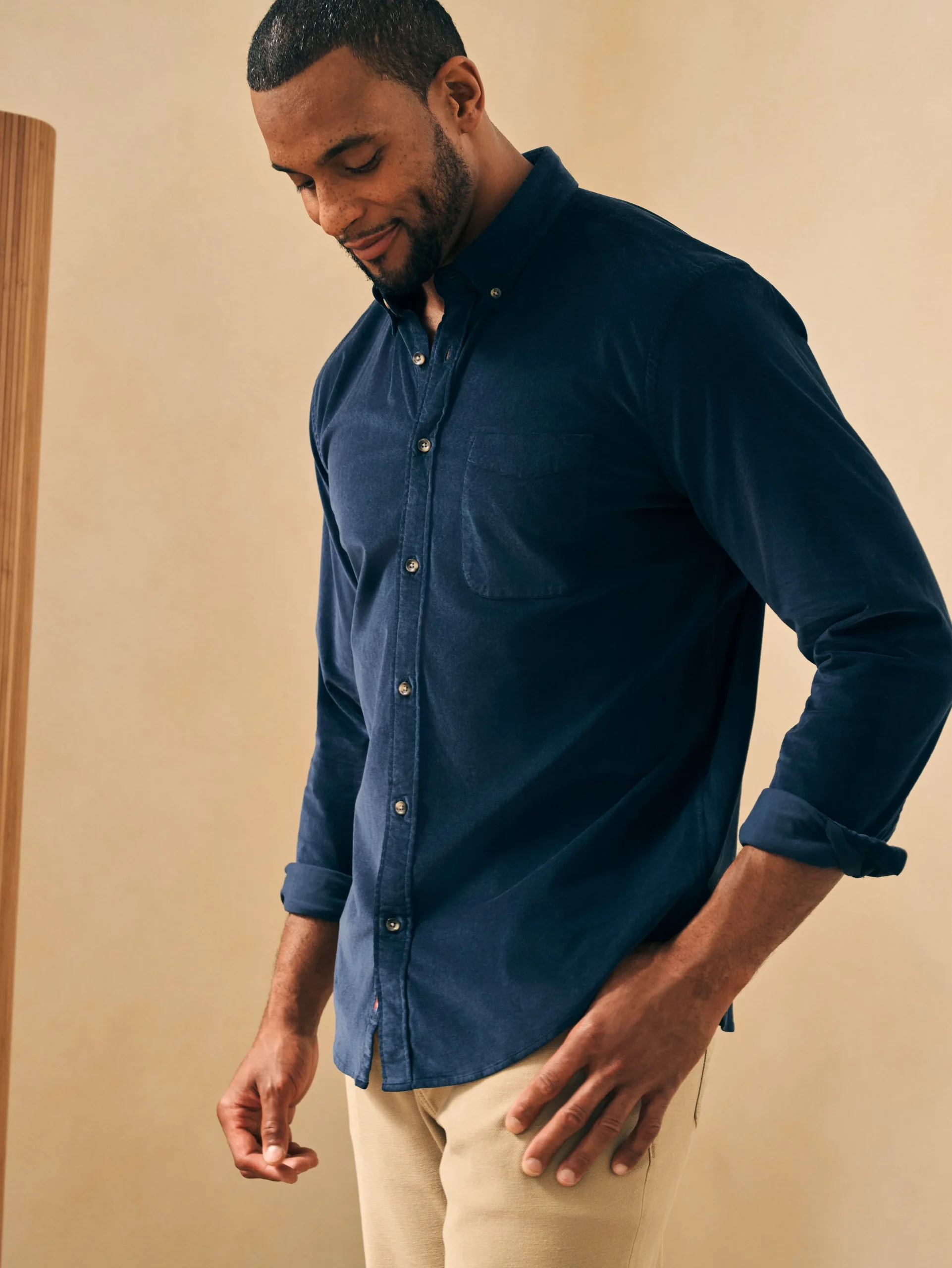 New Stretch Corduroy Shirt - Shirts