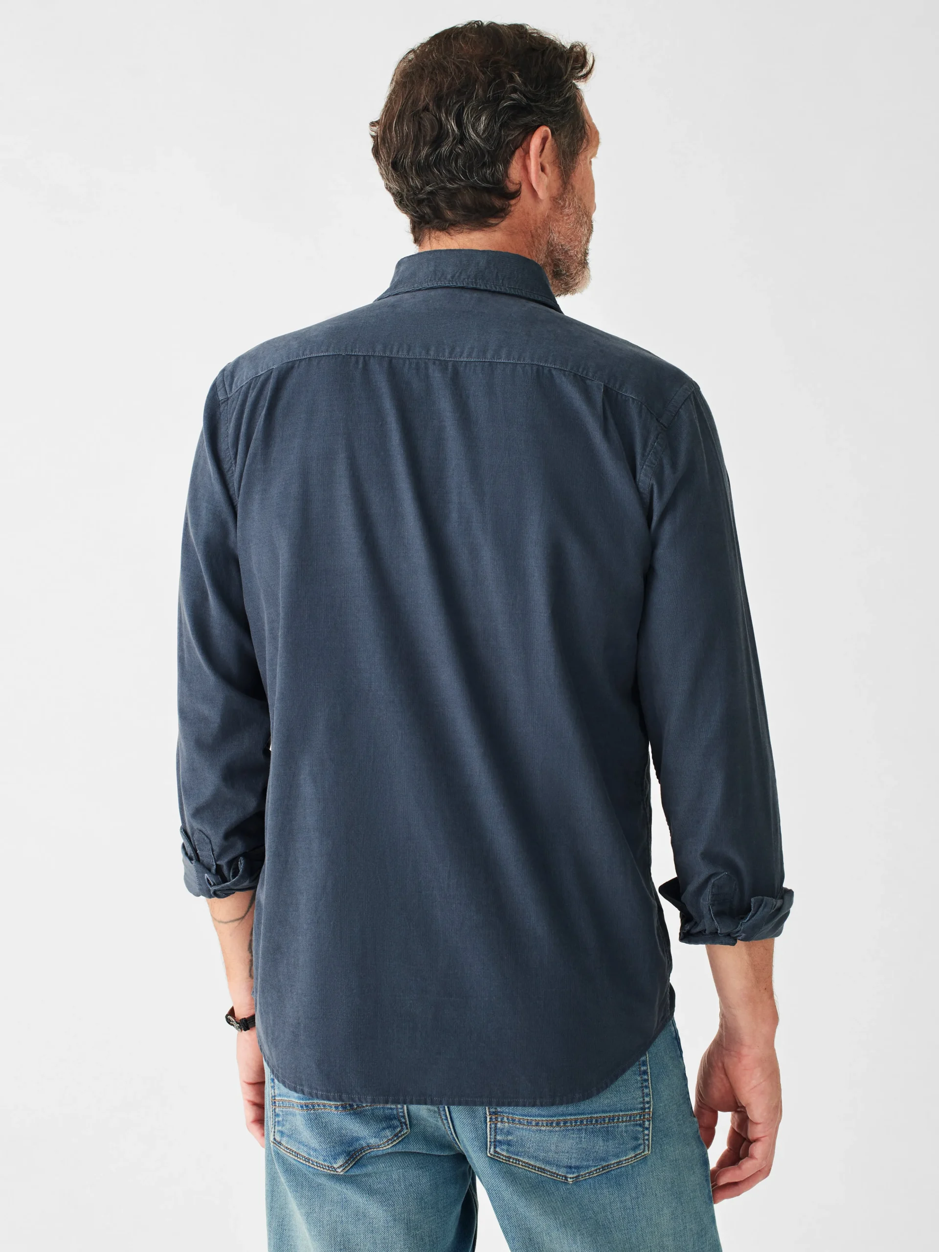 Fashion Stretch Corduroy Shirt - Shirts