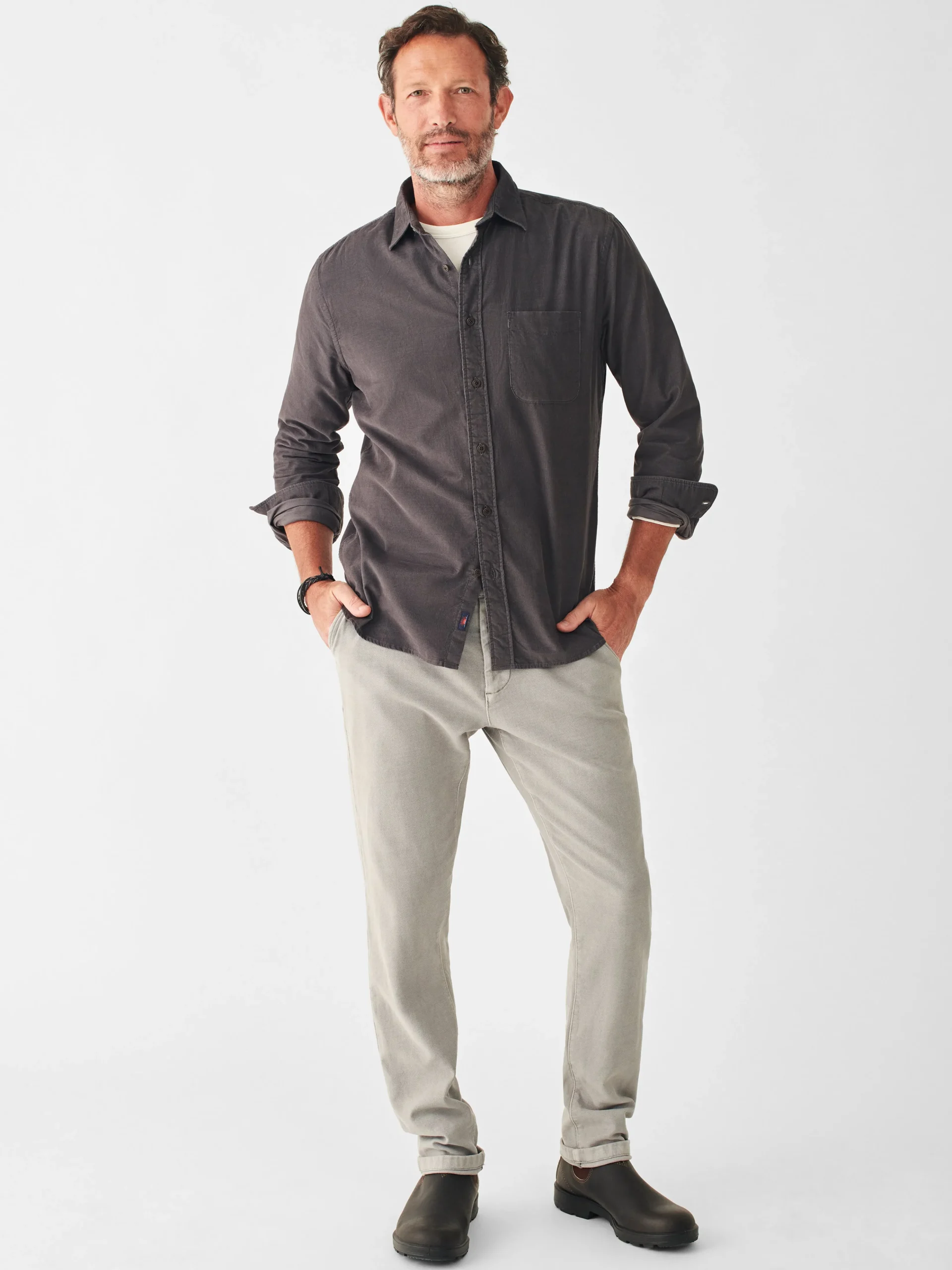 Online Stretch Corduroy Shirt - Shirts