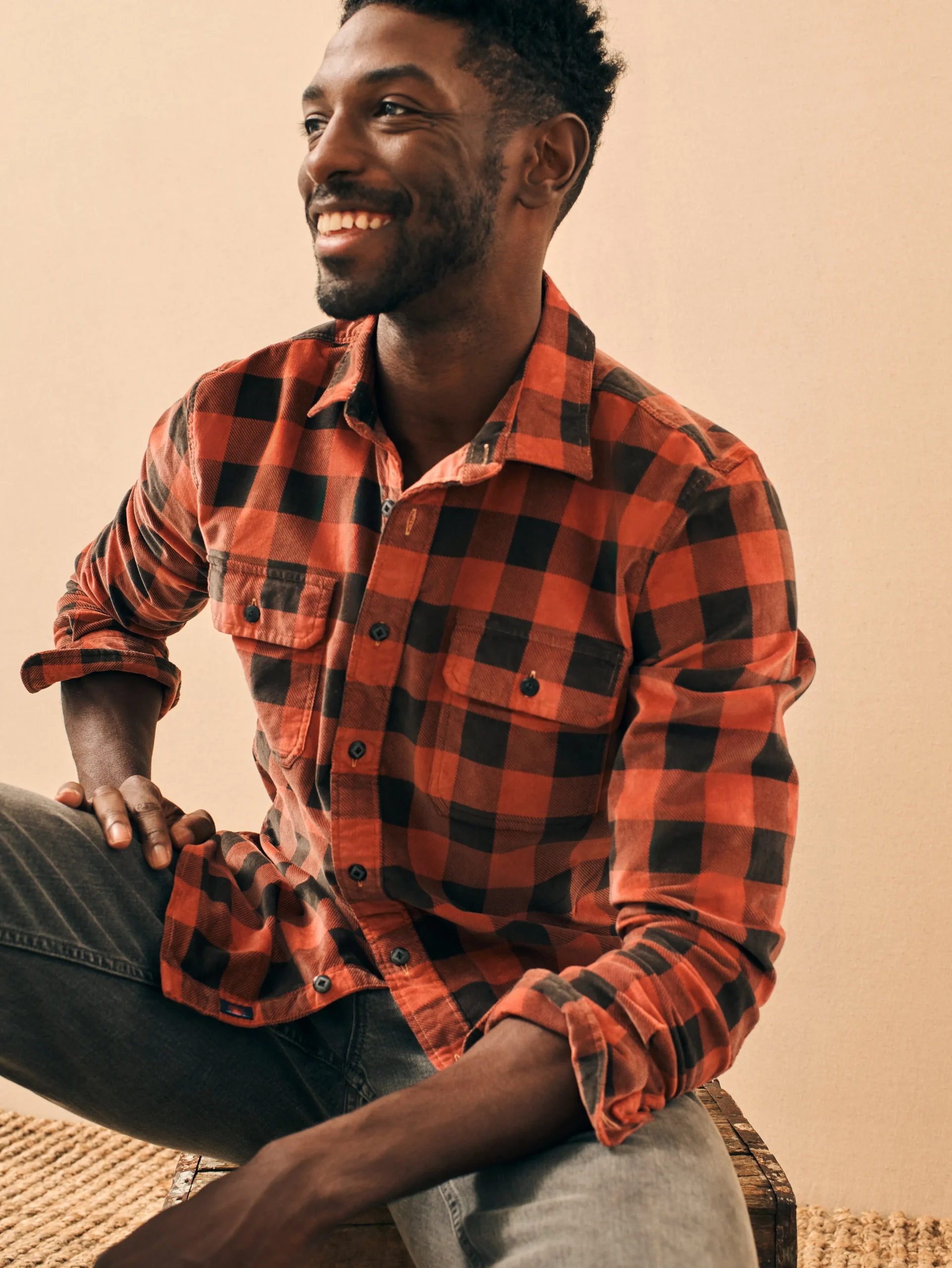 Hot Stretch Corduroy Work Shirt - Shirts