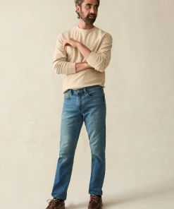 New Stretch Terry Indigo 5-Pocket Pant - Pants