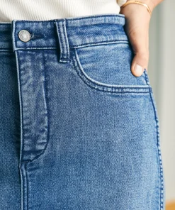 Fashion Stretch Terry Midi Skirt - Women Shorts & Skirts