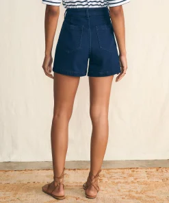 Online Stretch Terry Patch Pocket Short - Women Shorts & Skirts