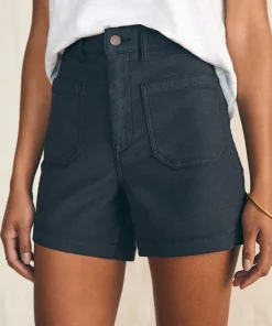 Outlet Stretch Terry Patch Pocket Short - Women Shorts & Skirts