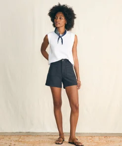 Outlet Stretch Terry Patch Pocket Short - Women Shorts & Skirts