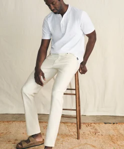 Hot Stretch Terry 5-Pocket Athletic Fit Pant (32