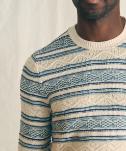 Online Striped Crew Sweater - Sweaters