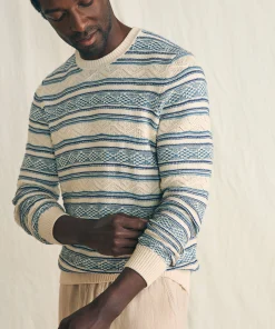 Online Striped Crew Sweater - Sweaters