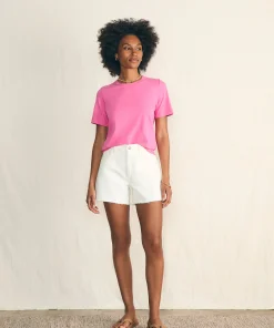 Hot Sunwashed Crew Tee - Women T-Shirts