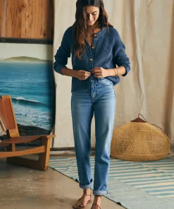 Sale Sunwashed Fisherman Cardigan - Women Sweaters