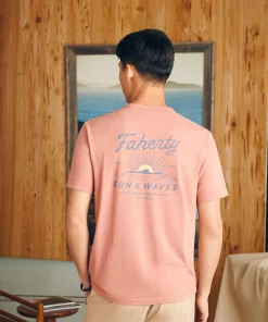 Fashion Sunwashed Graphic Tee - T-Shirts & Henleys