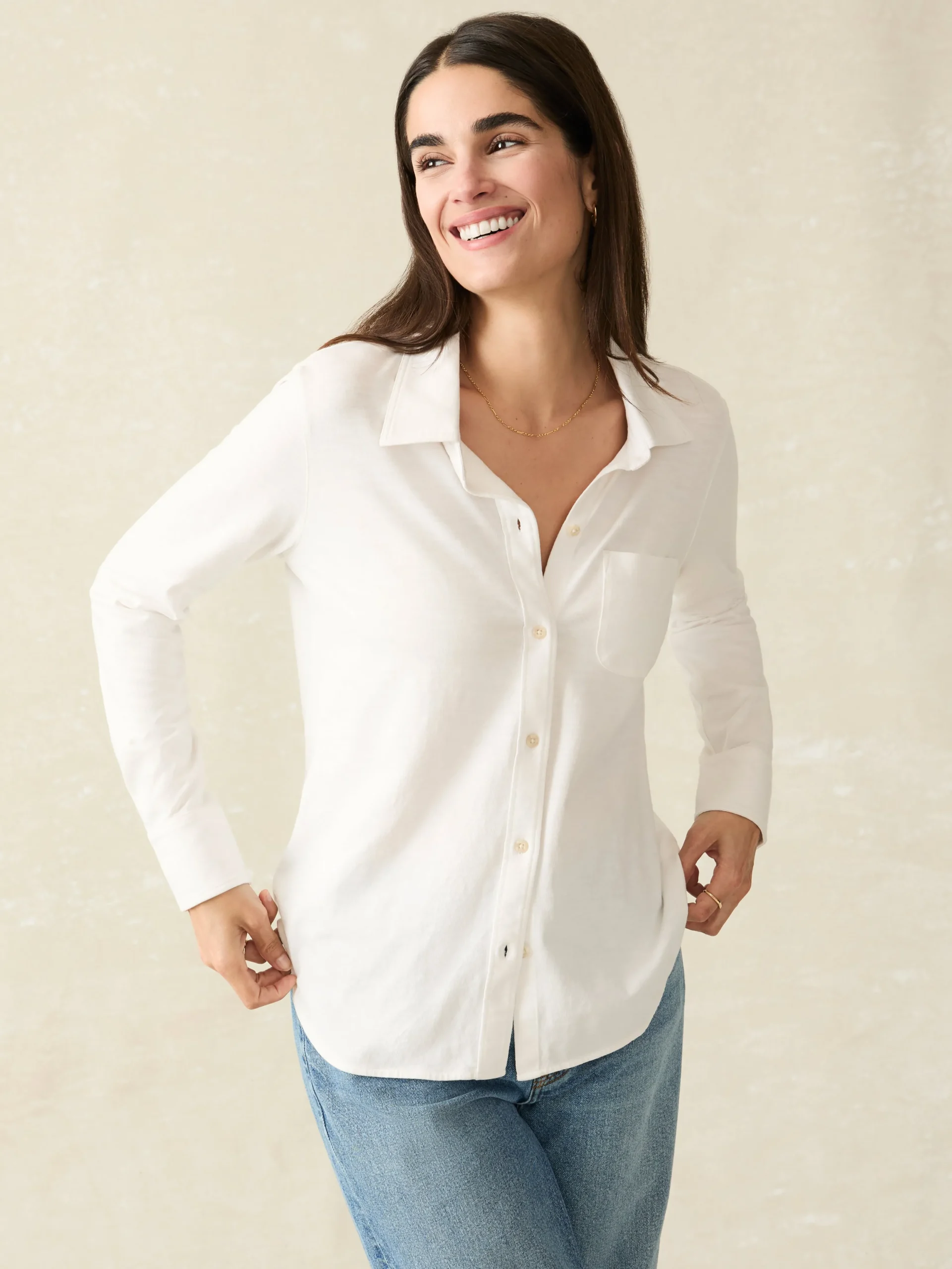 New Sunwashed Knit Shirt - Women Shirts & Tops