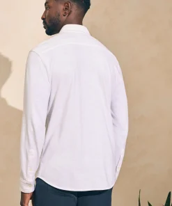 Fashion Sunwashed Knit Shirt (Single Pocket) (Tall) - Shirts