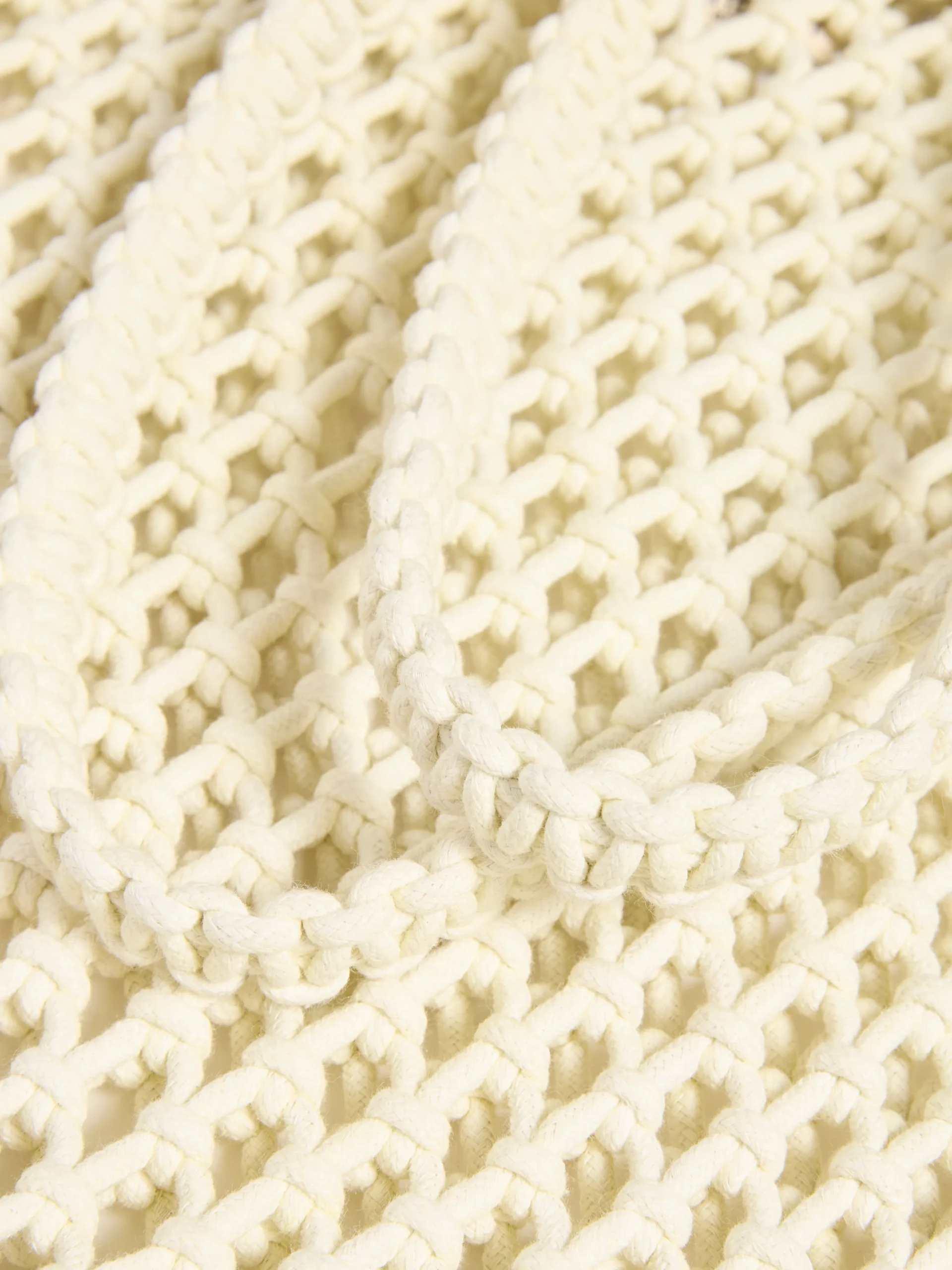 Clearance Sunwashed Macrame Tote - Women Bags