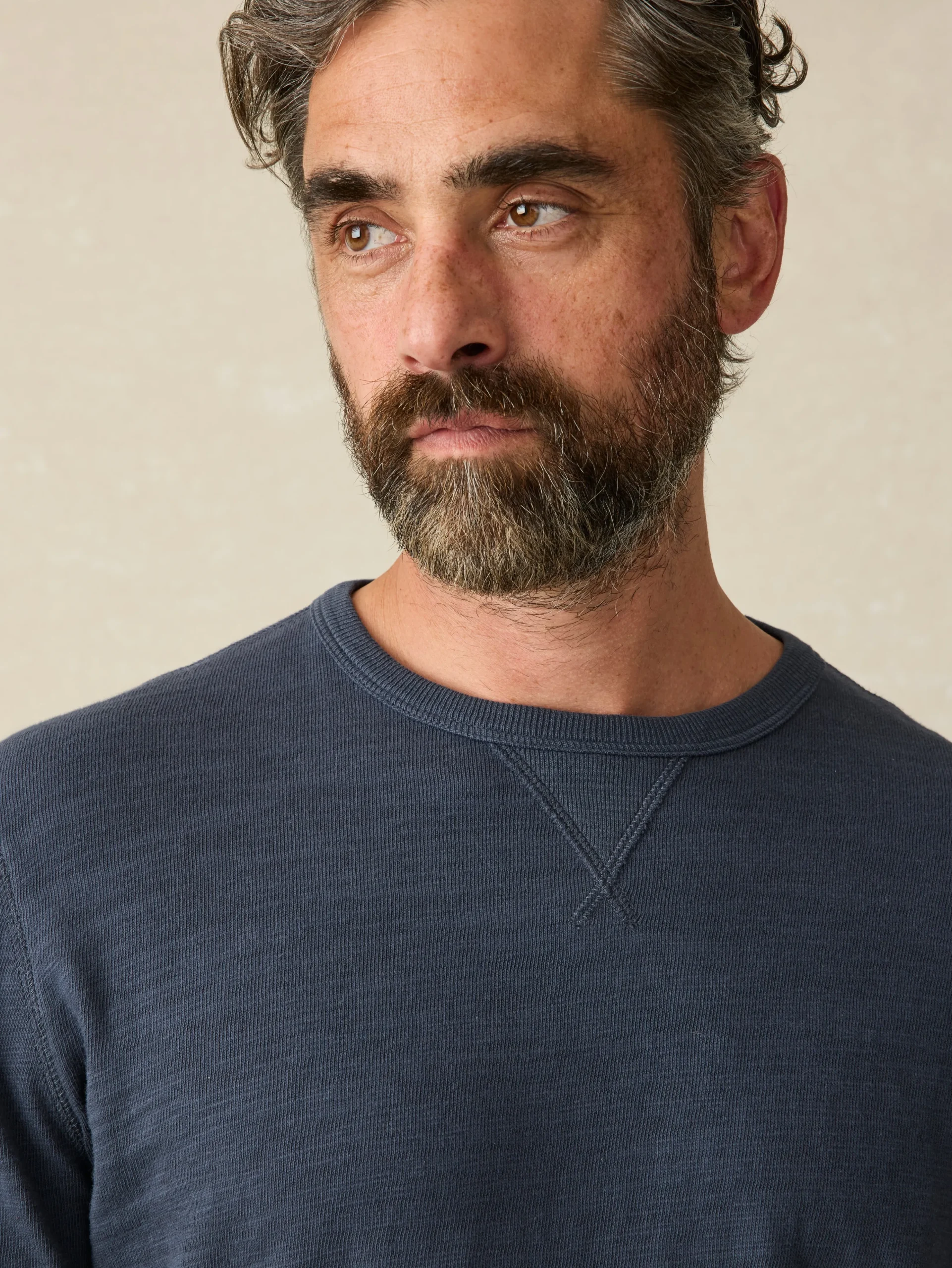 Online Sunwashed Slub Crew - Hoodies & Sweatshirts|Lounge