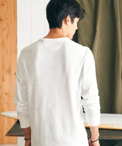 Best Sunwashed Slub Crew - T-Shirts & Henleys|Lounge