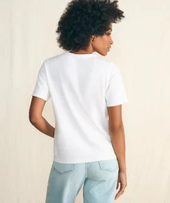 Clearance Sunwashed Slub Graphic Tee - Women T-Shirts