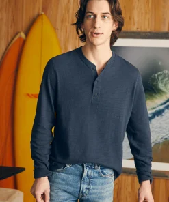 New Sunwashed Slub Henley (Tall) - T-Shirts & Henleys