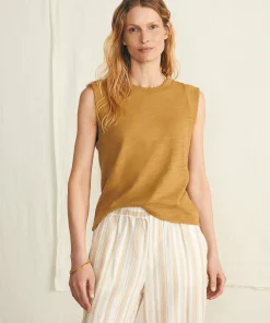 Outlet Sunwashed Slub Muscle Tank - Women T-Shirts