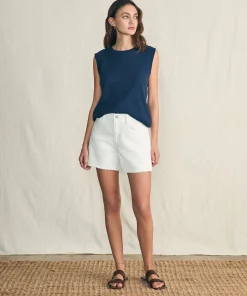 Outlet Sunwashed Slub Muscle Tank - Women T-Shirts