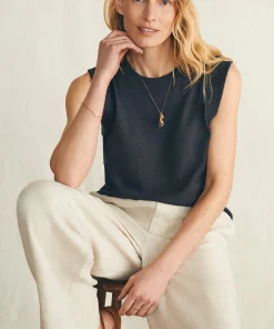 Clearance Sunwashed Slub Muscle Tank - Women T-Shirts