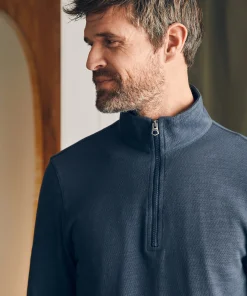 Outlet Sunwashed Slub Quarter Zip (Tall) - Hoodies & Sweatshirts|Lounge