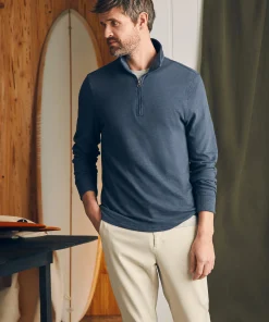 Outlet Sunwashed Slub Quarter Zip (Tall) - Hoodies & Sweatshirts|Lounge