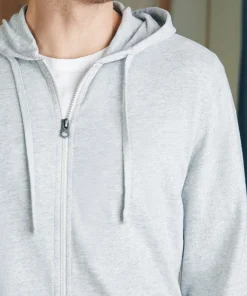 Outlet Sunwashed Slub Zip Hoodie - Hoodies & Sweatshirts