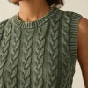 Hot Sunwashed Sweater Vest - Women Sweaters