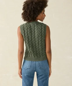 Hot Sunwashed Sweater Vest - Women Sweaters