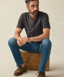 Clearance Sunwashed V-Neck Tee - T-Shirts & Henleys