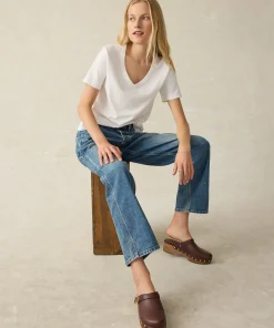 New Sunwashed V-Neck Tee - Women T-Shirts