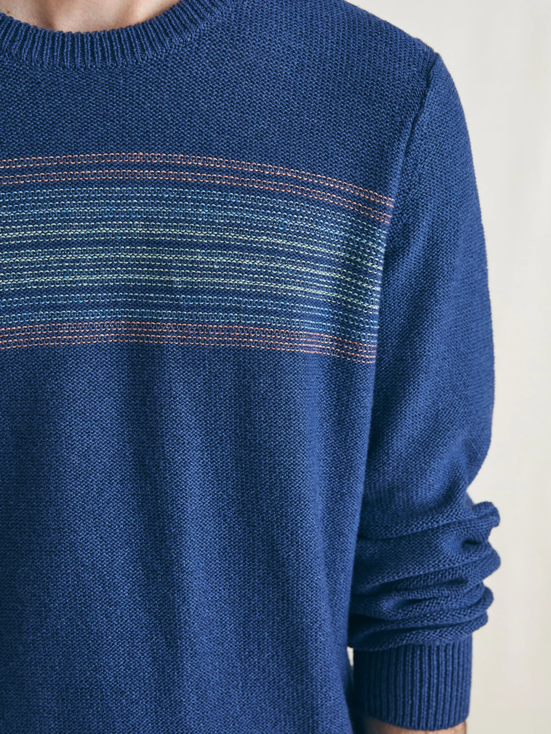 New Surf Stripe Crew Sweater - Sweaters