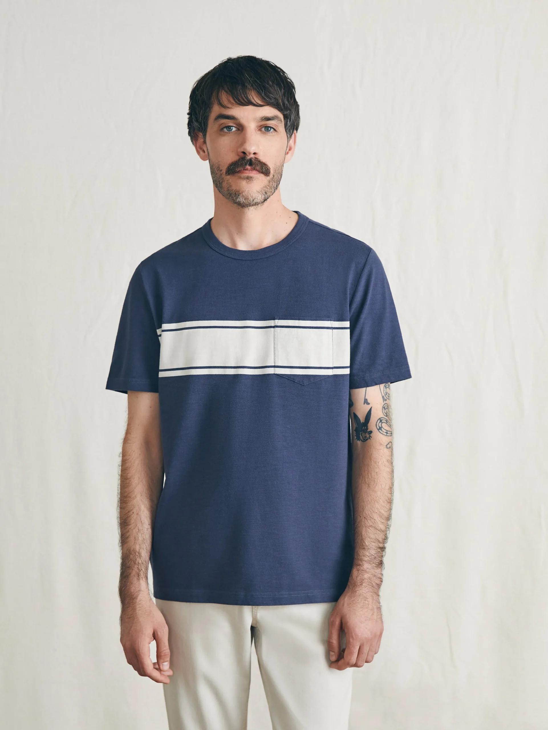 Outlet Surf Stripe Sunwashed Tee (Tall) - T-Shirts & Henleys