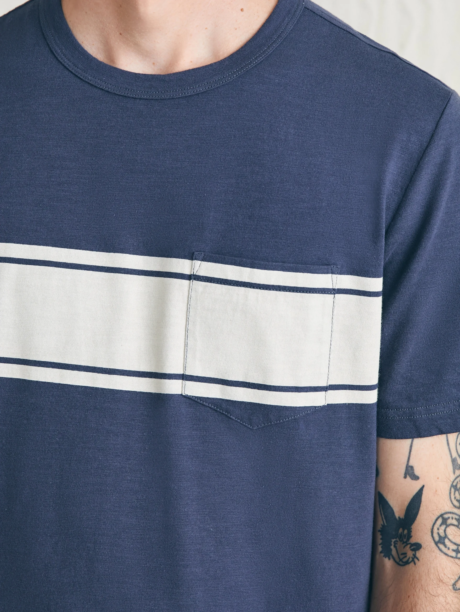 Outlet Surf Stripe Sunwashed Tee (Tall) - T-Shirts & Henleys