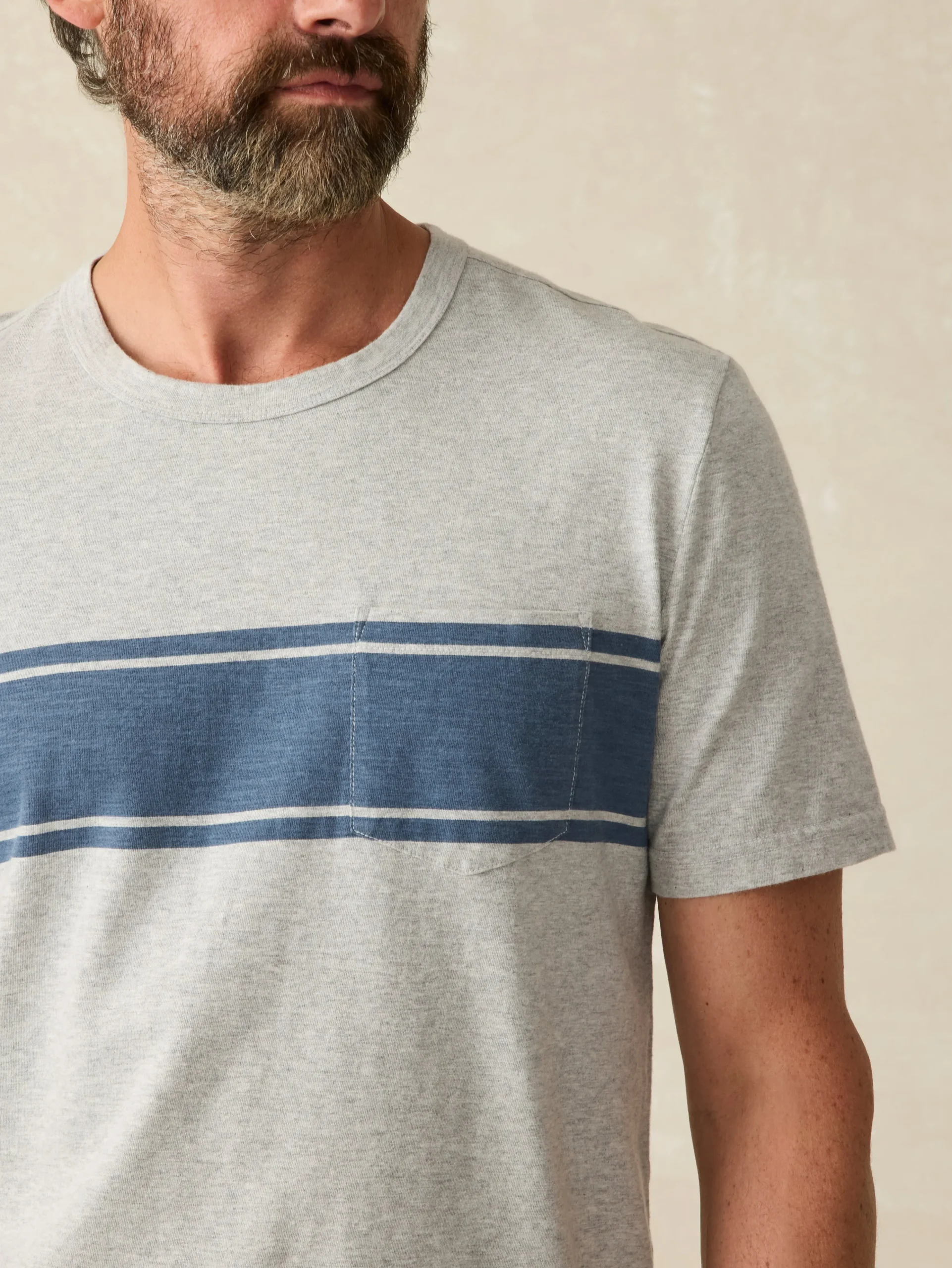 Best Surf Stripe Sunwashed Tee (Tall) - T-Shirts & Henleys